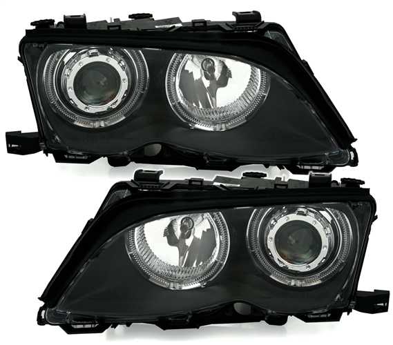 Ópticas angel eyes para BMW Série 3 E46